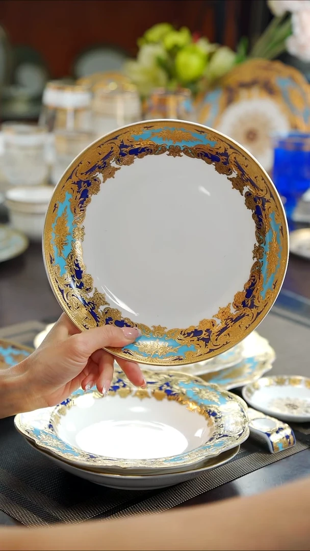 瓷片8英寸菜盘   1个