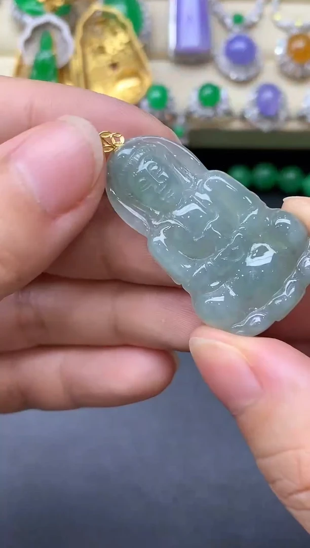 翡翠未镶嵌颈饰133-中国好珍宝