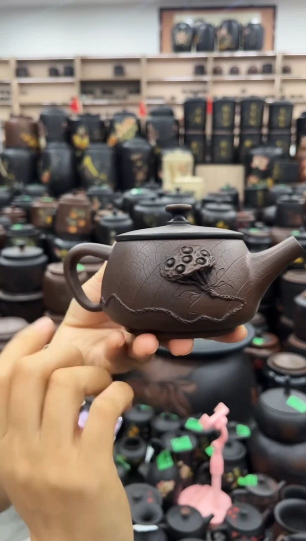 罐瑕疵无礼盒  菩提纹莲蓬汉瓦