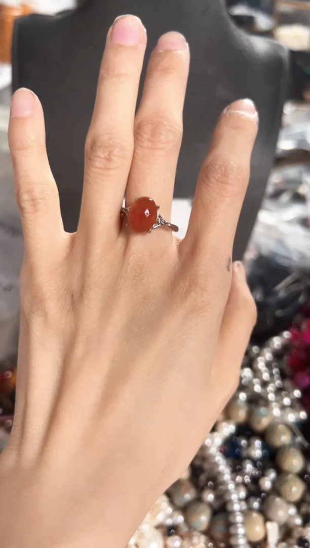 【闪购商品】淡水珍珠珠宝奇石未镶嵌OZ小戒指一个