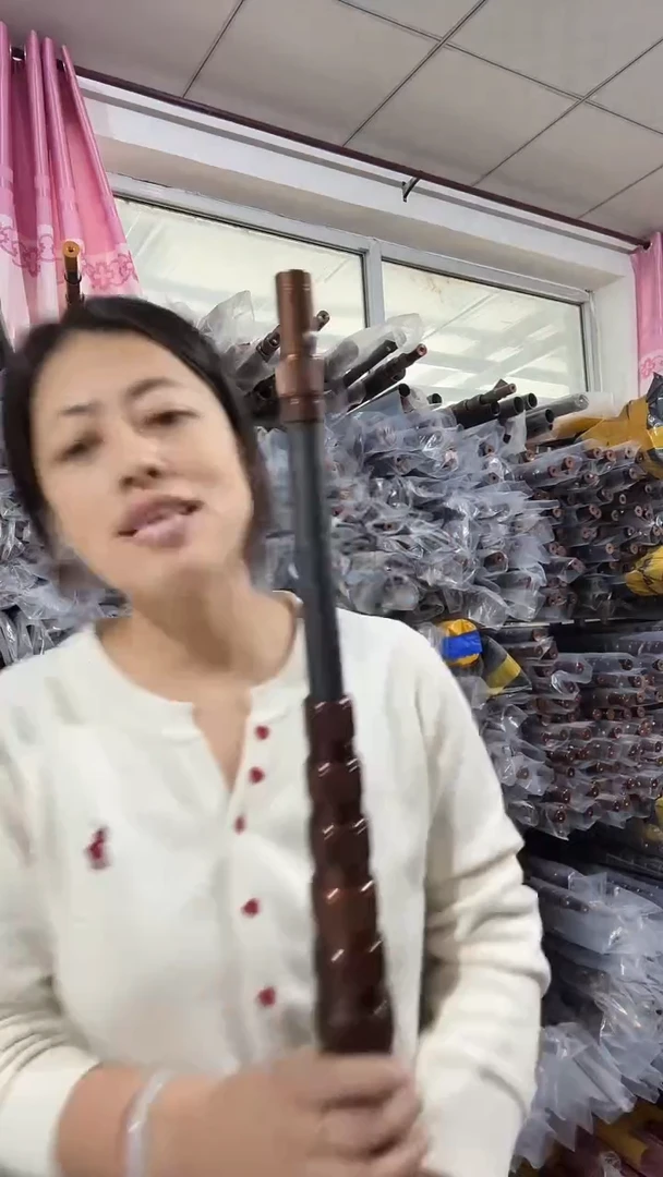 飞*咖色外定位8伸缩杆