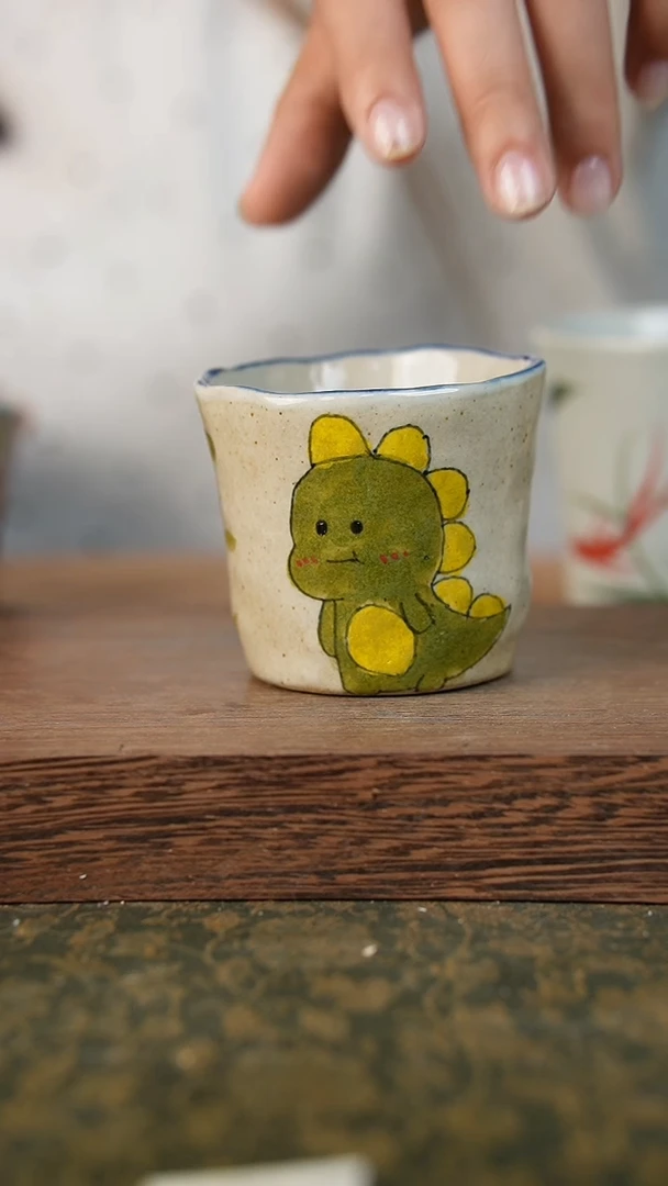 摆件泥垚手作 景德镇手工手绘器物