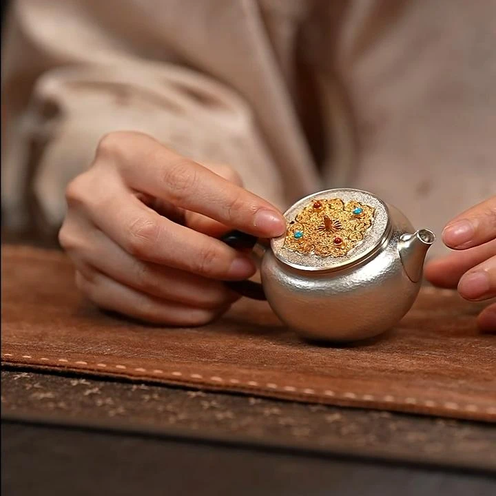 见珊专属有茶器银茶壶
