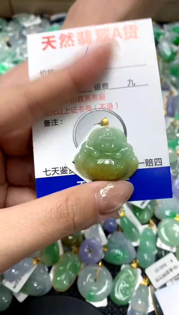 【闪购商品】翡翠颈饰18K金镶嵌1111111111