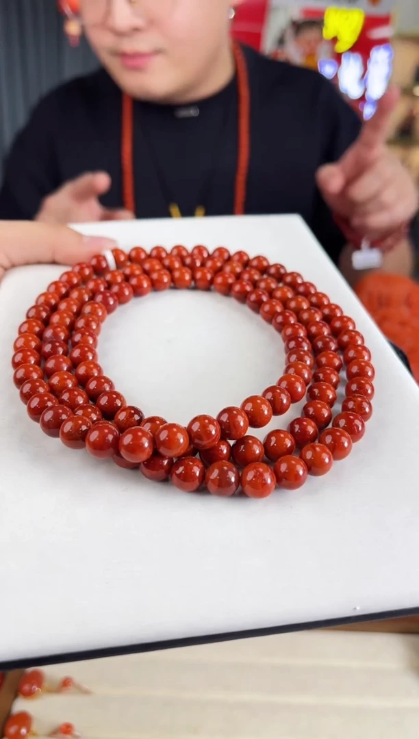 未镶嵌瓦西多圈8+南红玛瑙（多样式发其一）