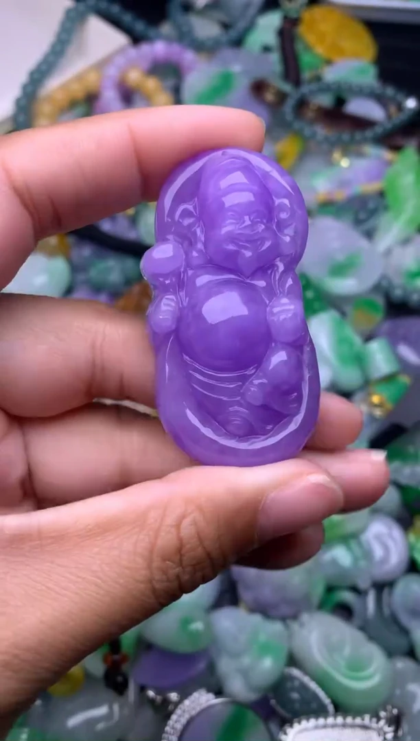 颈饰未镶嵌翡翠缅甸翡翠吊坠