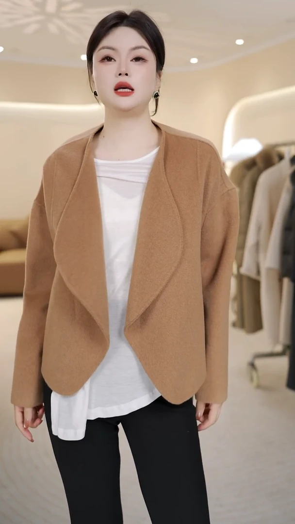 海宁羊毛毛呢外套孤品集合/100-130