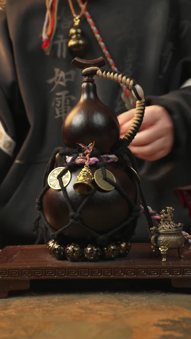 398大漆一物一拍记葫堂出品【不带手串】