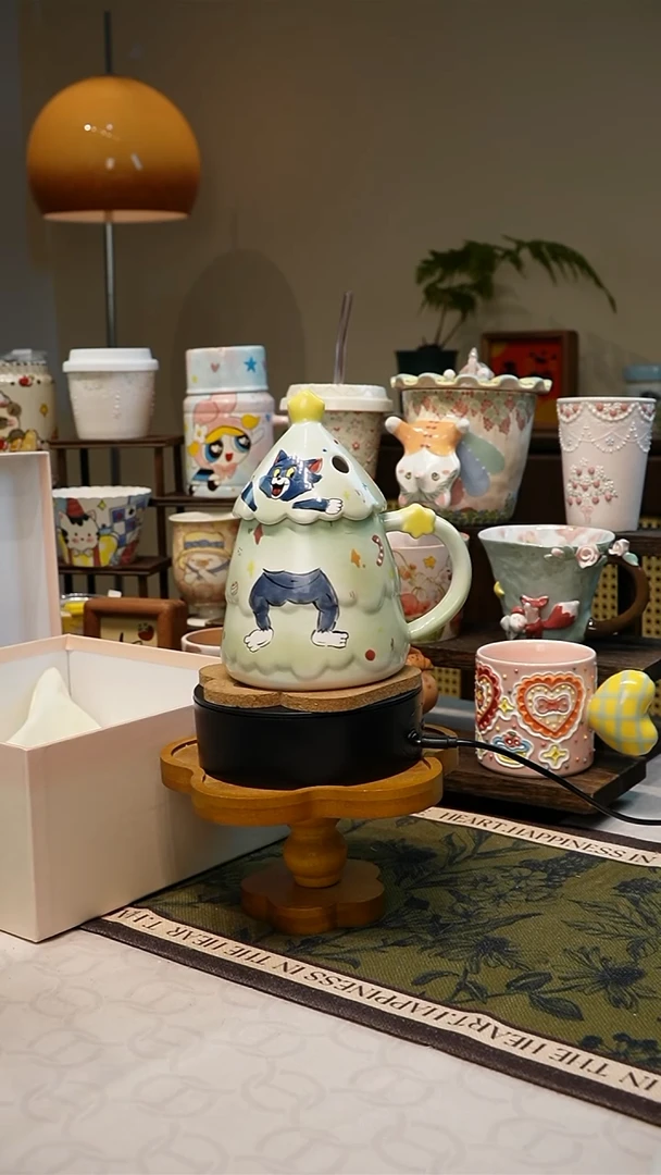 瓷【不带盒子】1463高温釉下彩