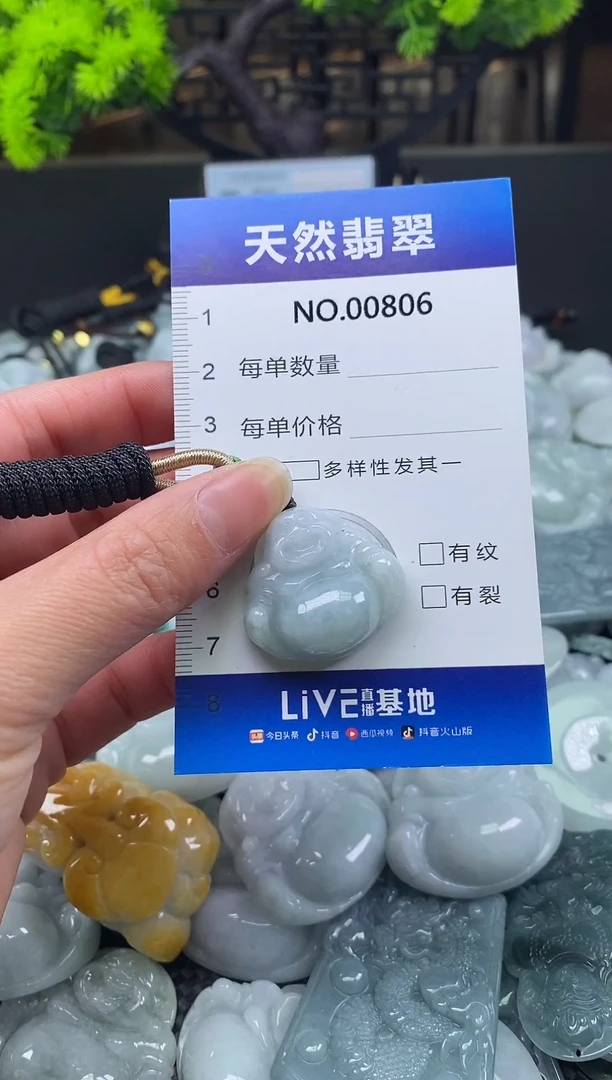 颈饰未镶嵌翡翠天然缅甸翡翠806