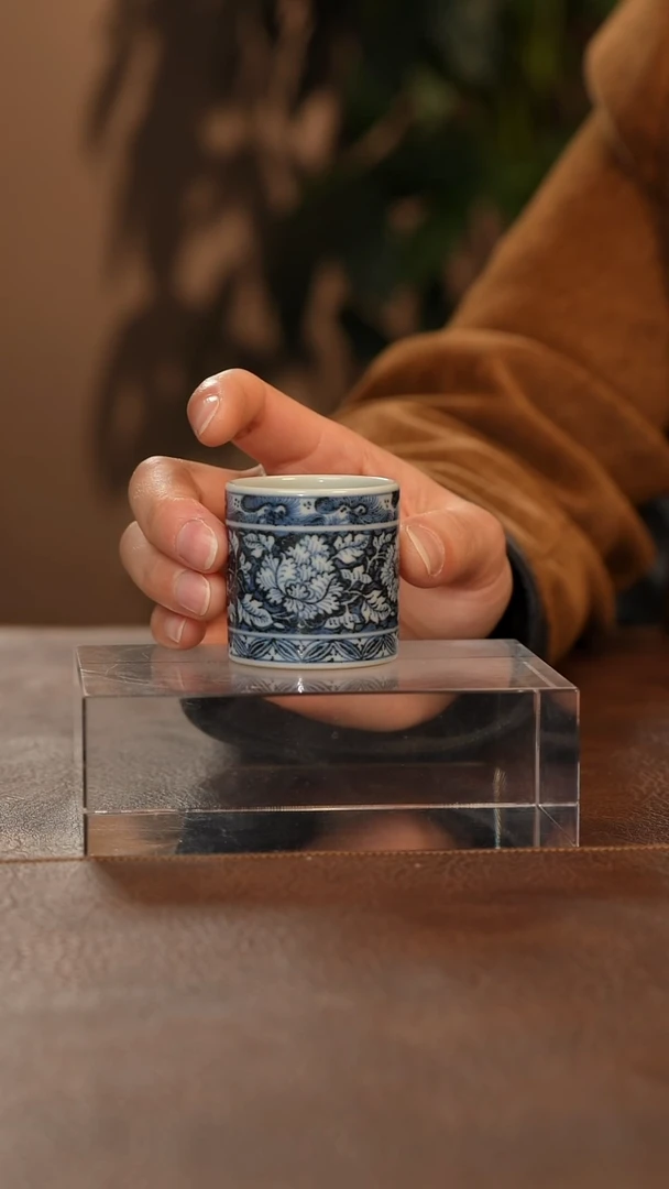 【闪购商品】瓷片青花瓷茶具斌芬陶瓷265
