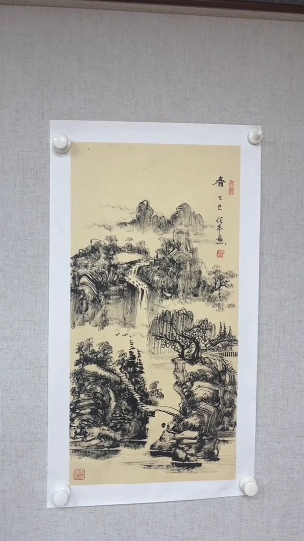 国画黄德中老师两平尺