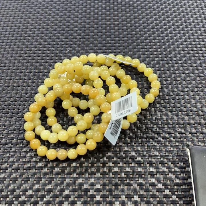 和田玉手串 约8mm+(多样性发1件) JYLX408
