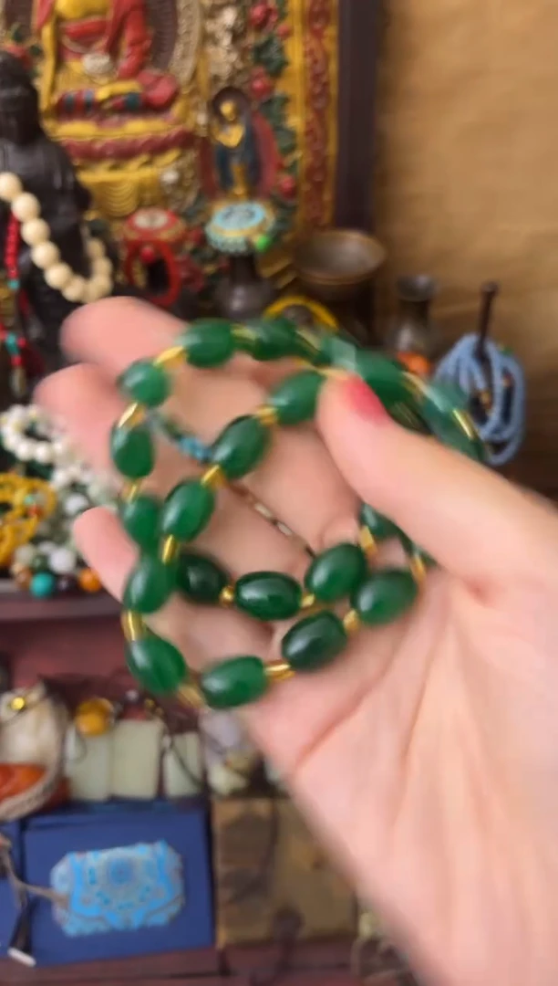 香榧木----柒柒柒-----绿绿手链