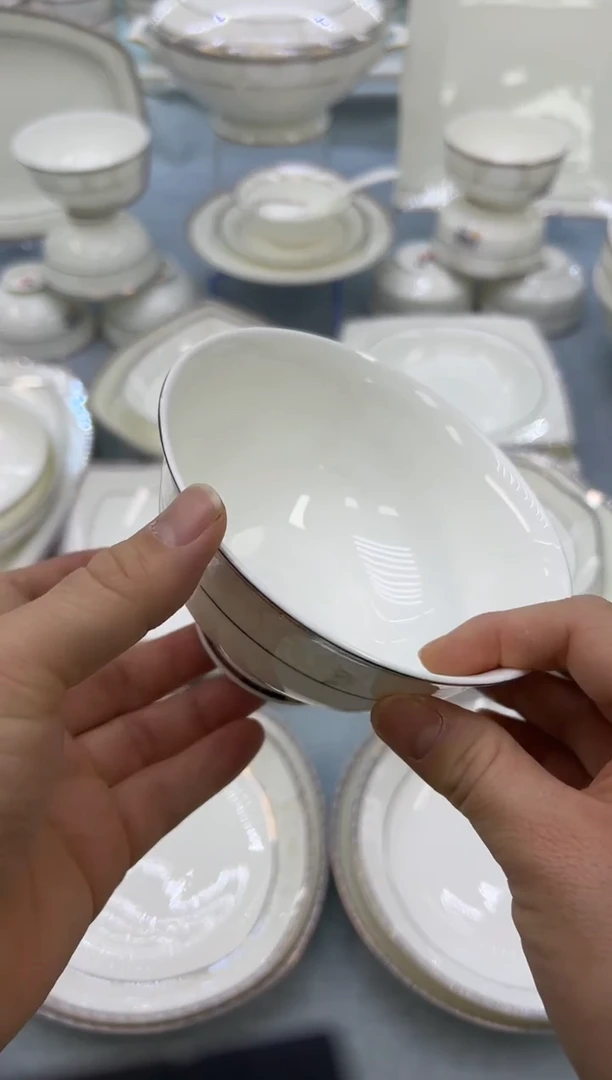 骨瓷玲珑5高8个