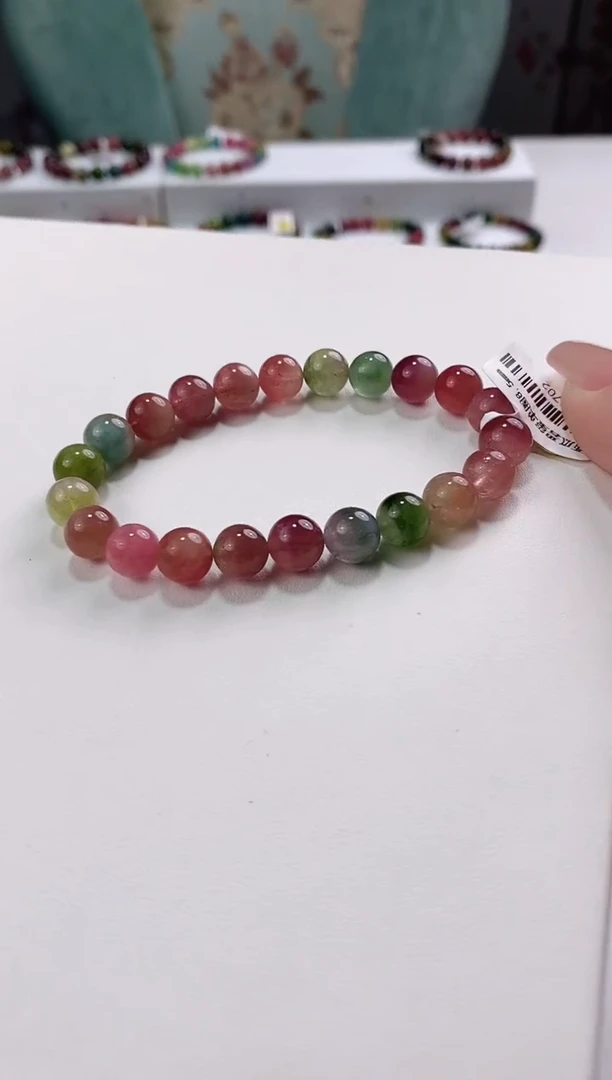 【闪购商品】碧玺手串未镶嵌8.5mm多人多样性发其一