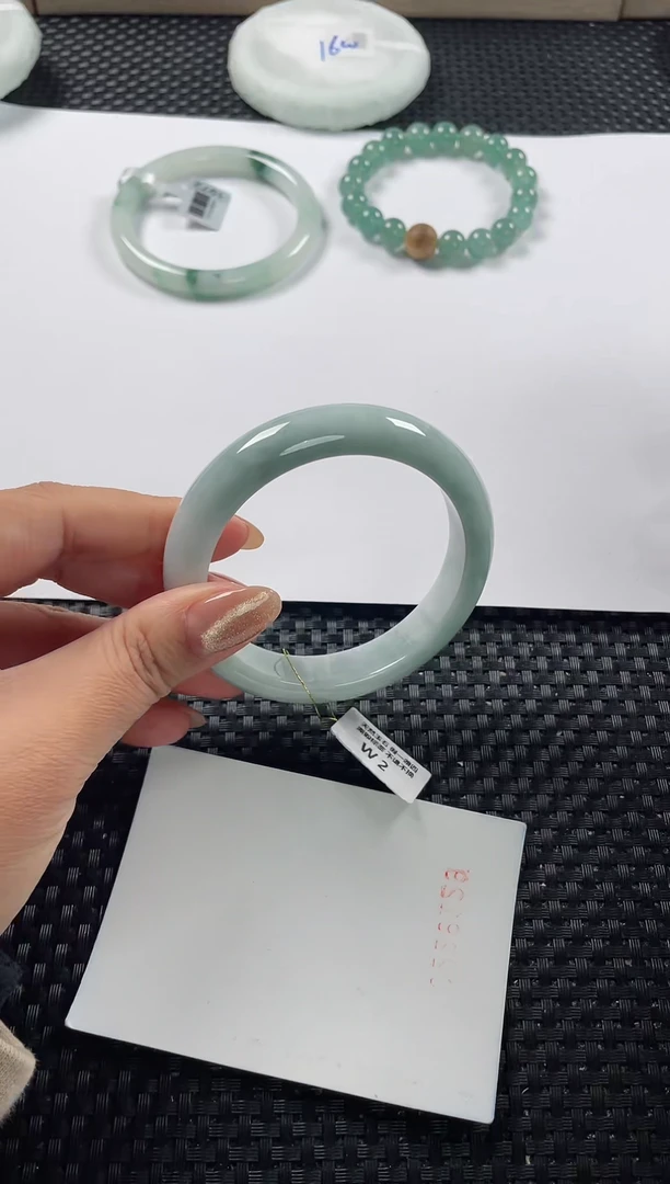 未镶嵌手镯翡翠基地发货H 6443 57+