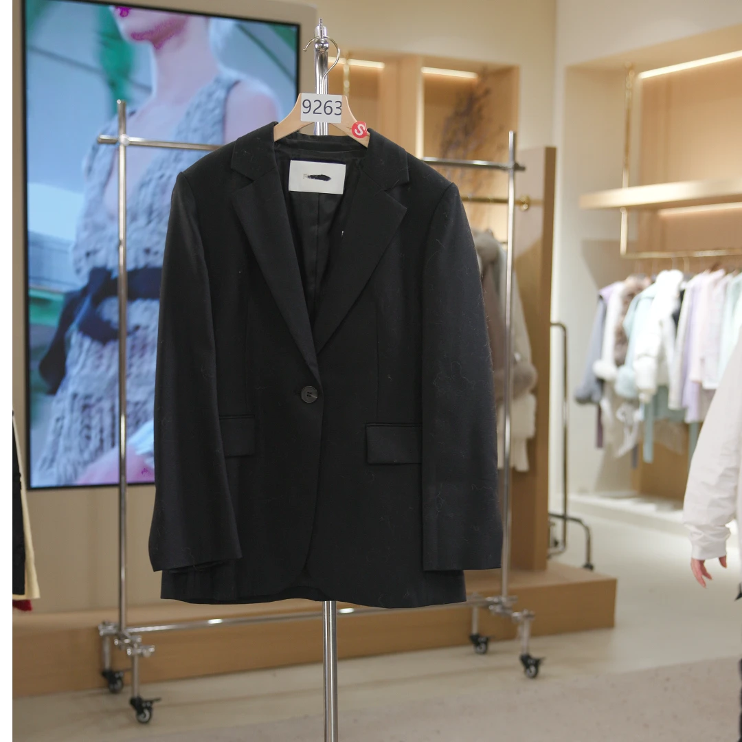 9263 秋冬常规款百搭气质外套秋季女装