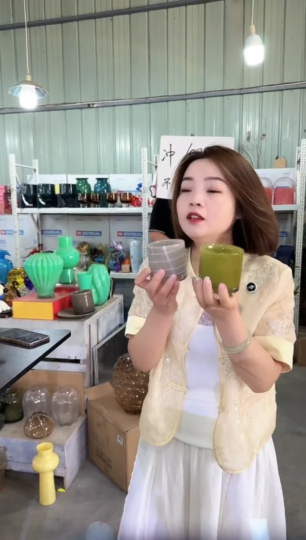 琉璃手工艺品优选花瓶花器A-早10