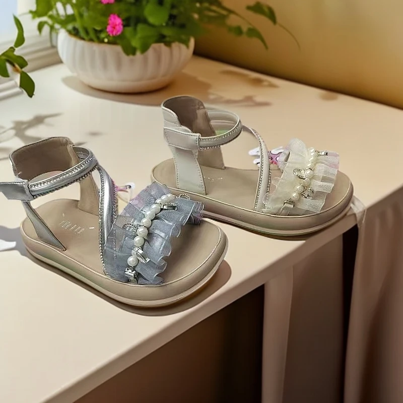【27-38码】8869/9969凉鞋2025年夏新款儿童鞋子防滑小女孩公主鞋