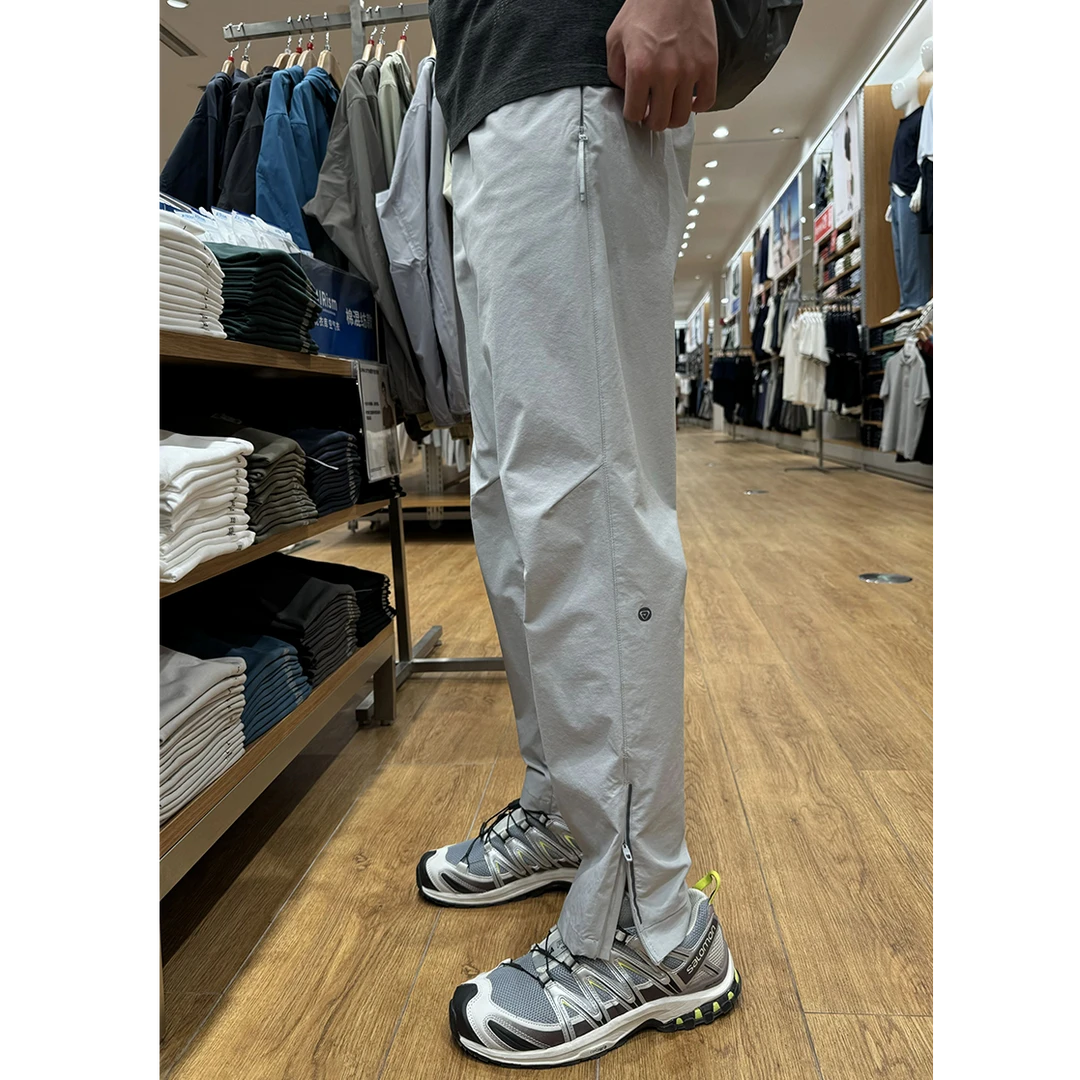 25夏季机能拉链户外运动高弹冰丝速干显瘦百搭男女同款工装休闲裤