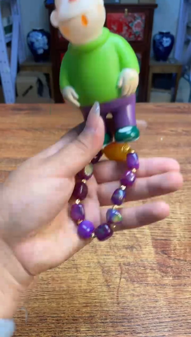 琉璃手工艺品瓷片满20米包邮一单一付