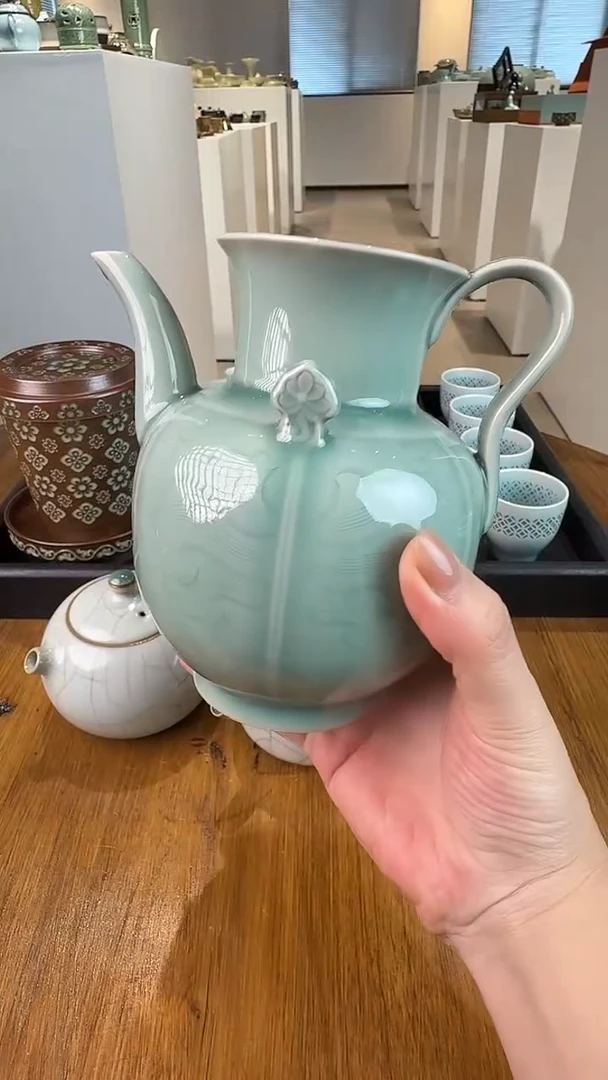 青瓷手工茶器包邮