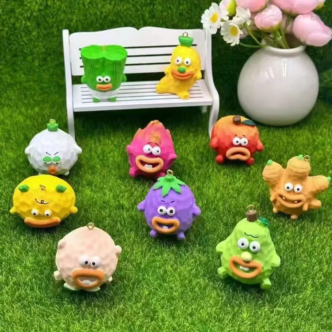 【直播拆】卡通大嘴蔬菜手工装饰创意摆件