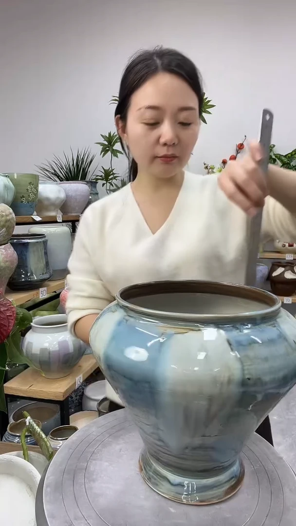 11.11陶瓷花盆直播链接高.     22 口17