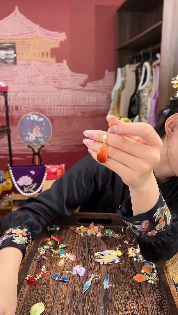 【闪购商品】刺绣 苏绣世家非遗手工（耳环）