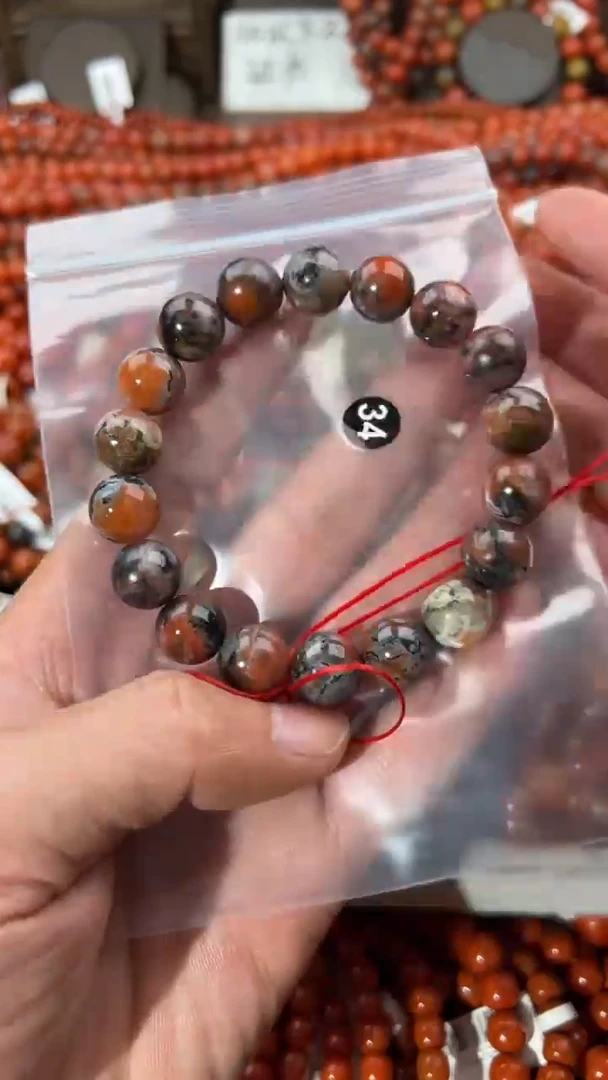 南红玛瑙手串未镶嵌11+