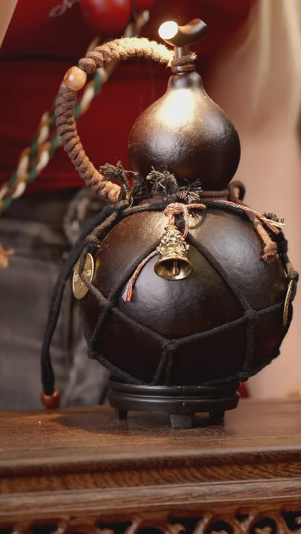 131号精品天然大漆酒葫芦一物一拍~