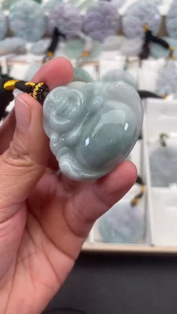 颈饰未镶嵌翡翠天然缅甸翡翠A货379