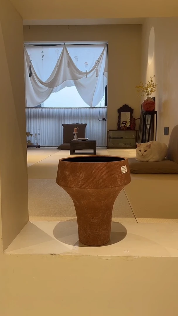 茶道摆件0000蕨类花器7014