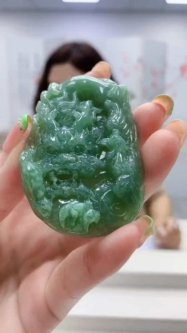 未镶嵌定制翡翠4829ry-毛货挂件86