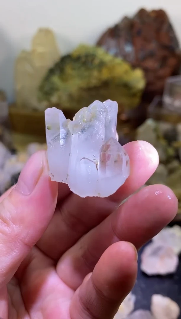 未镶嵌珠宝半成品水晶4号四川超七花园水晶