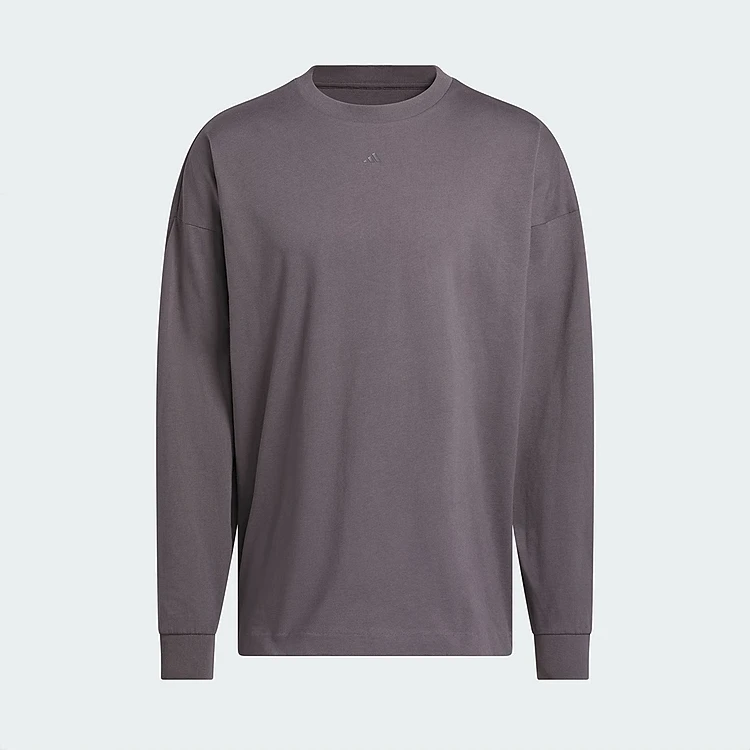 adidas阿迪达斯2025中性ADI BB LS TEE针织无领长T恤JC7835