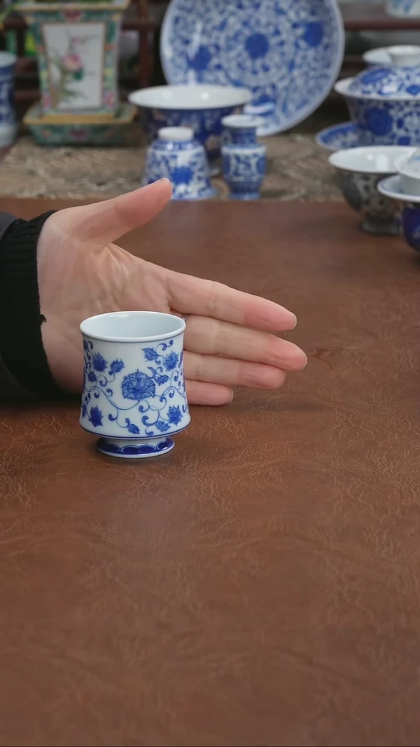 景德镇高端茶器墨奈手绘陶瓷茶器