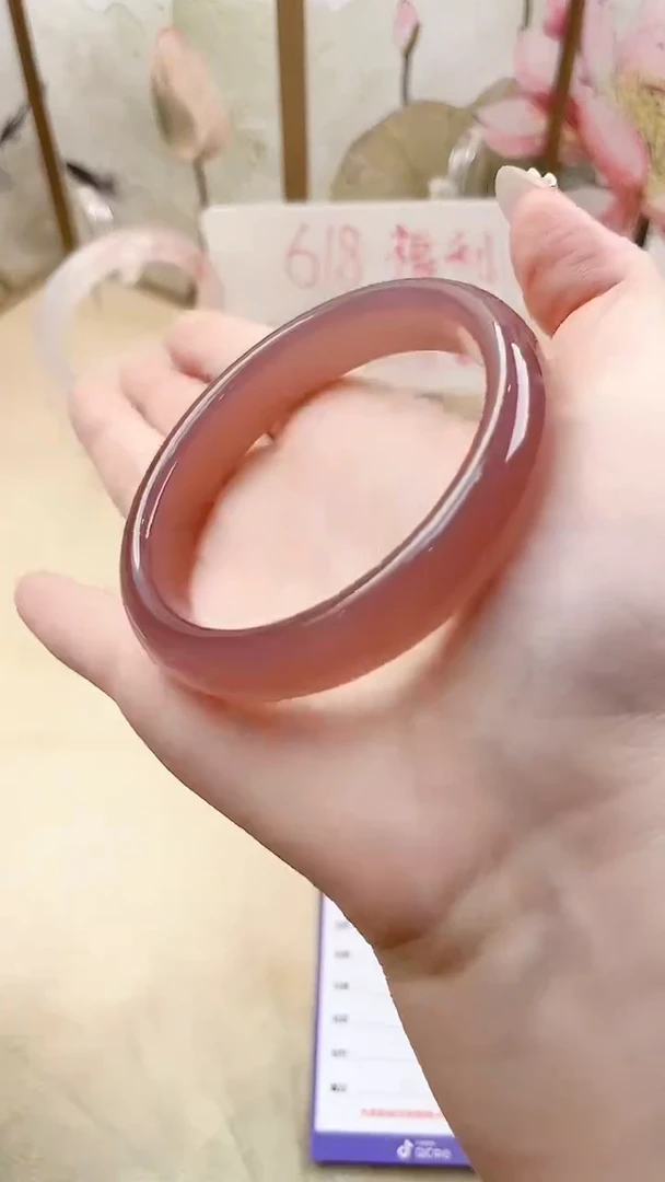 石英质玉手镯未镶嵌X120微色差62.2mm