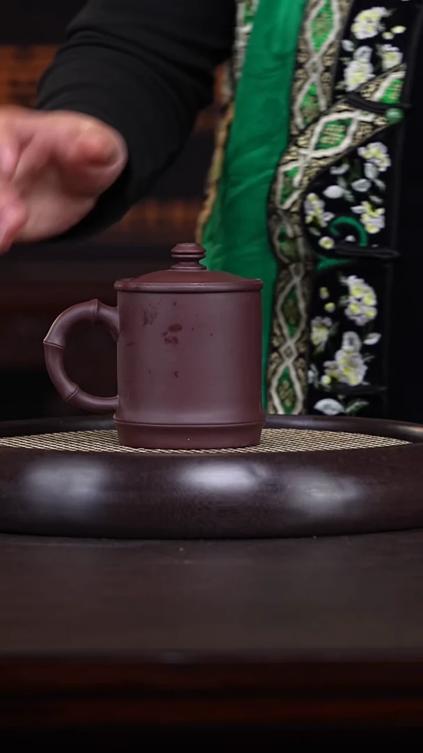 【闪购商品】紫砂茶壶十竹斋26-04 紫砂盖杯300c