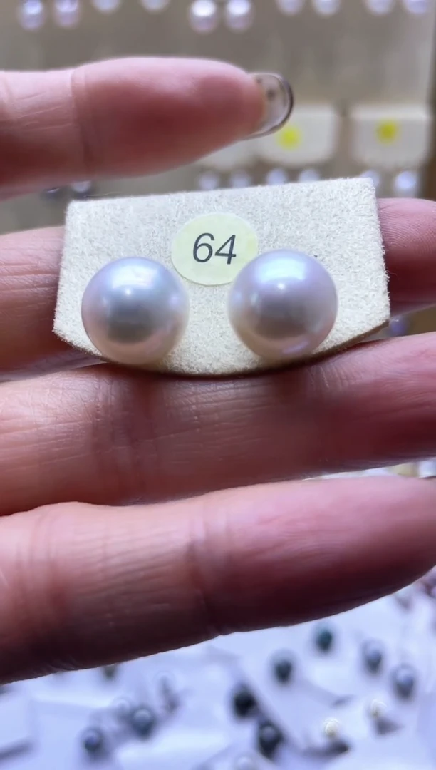 【闪购商品】淡水珍珠耳饰银S925镶嵌2