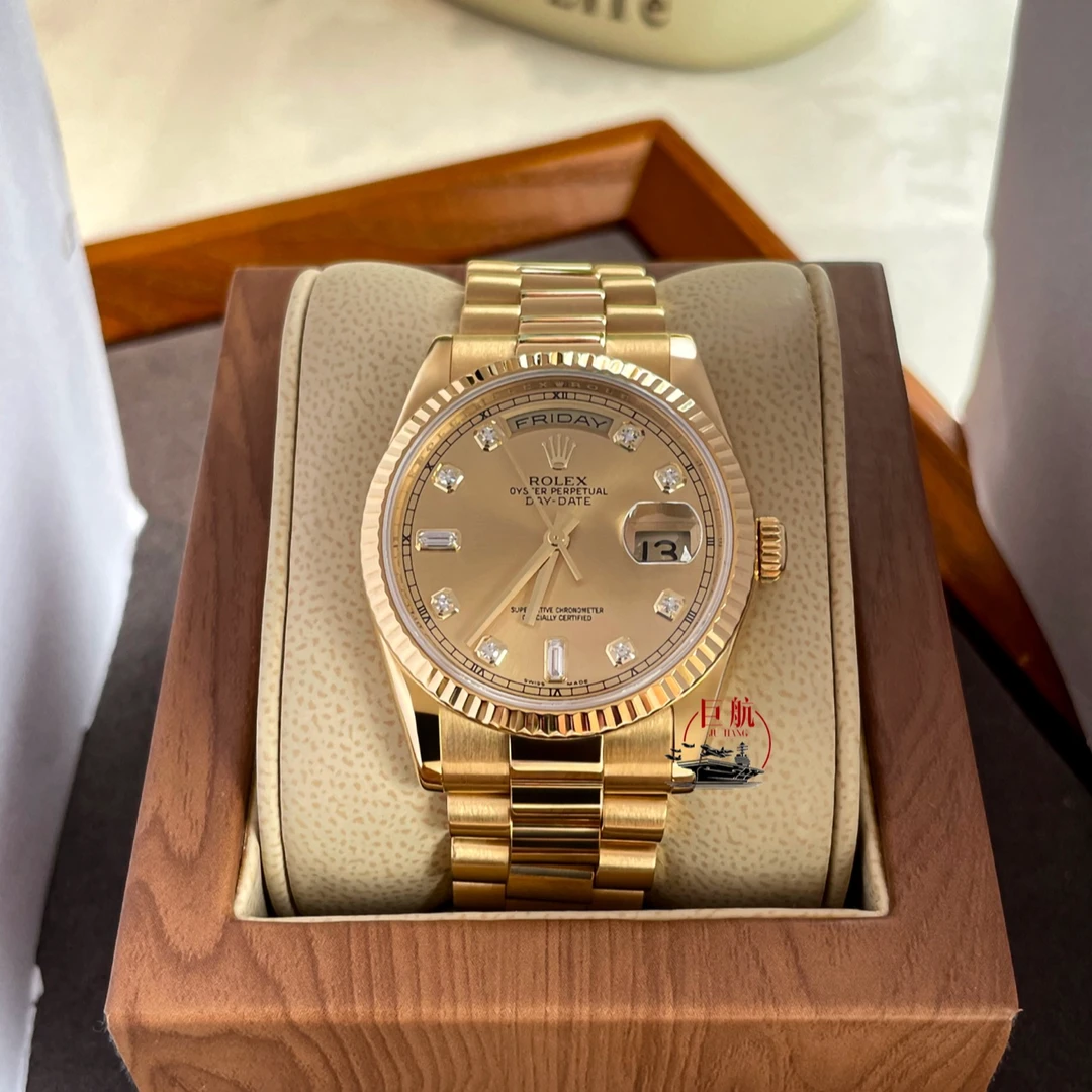 99新 Rolex/劳力士 星期日历型系列118238A-83208单表36mm