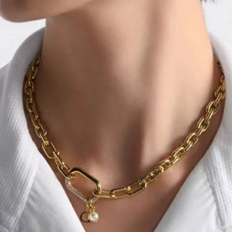 全新未使用 DIOR/迪奥 /D-Fusion 项链