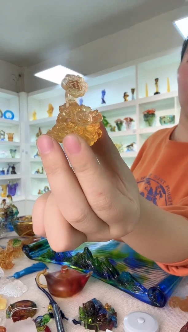 手工艺品琉璃如意