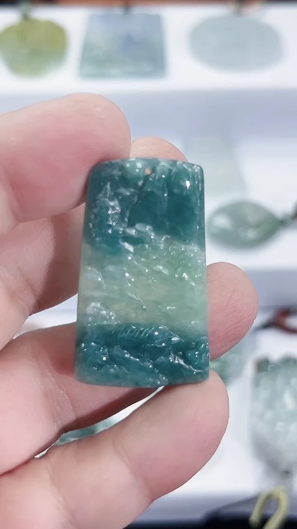 颈饰未镶嵌翡翠天然缅甸A货翡翠