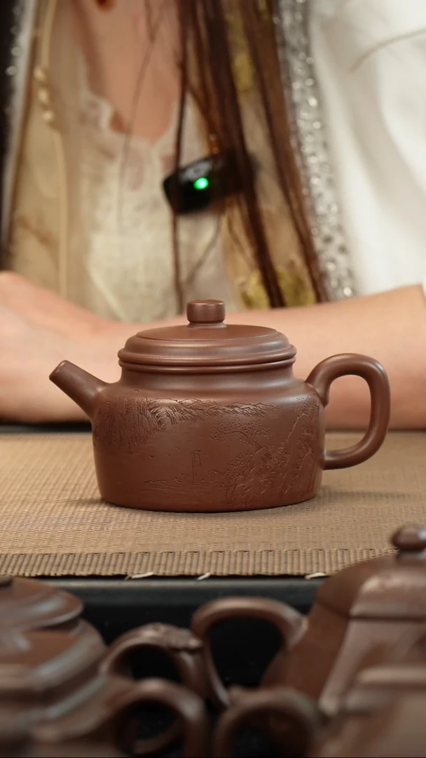 茶壶紫砂底槽清德钟170