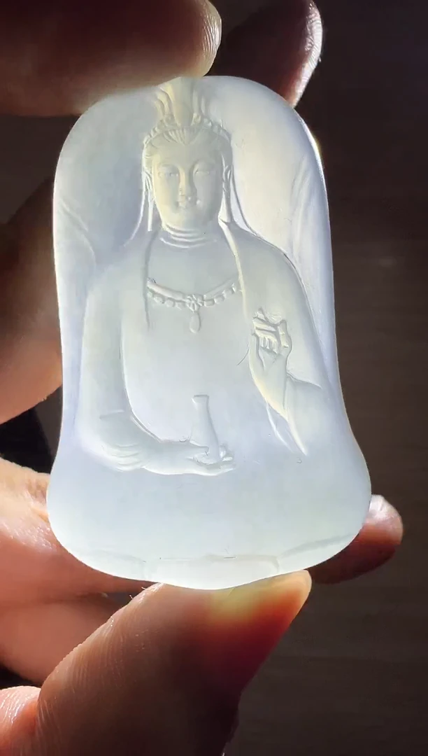 未镶嵌定制翡翠观音