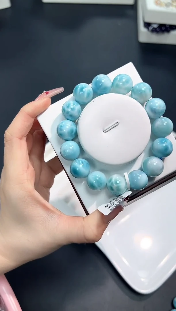 【闪购商品】针钠钙石（海纹石）手串未镶嵌41P多样性发其一/1条