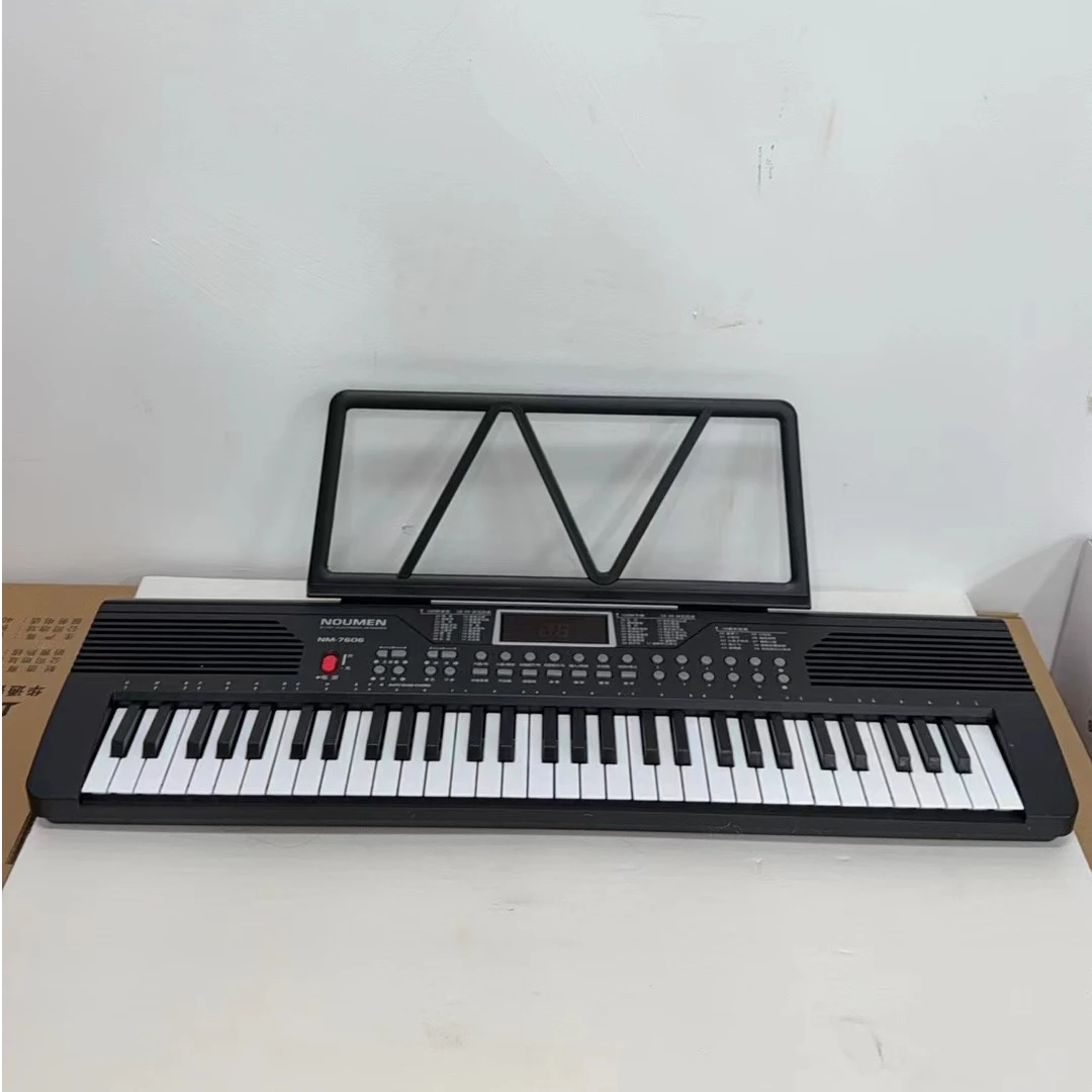 61键多功能教学电子钢琴初学琴双键盘电子琴