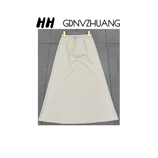 【红红甄选】05-0302时尚黑科技面料显瘦休闲半身裙